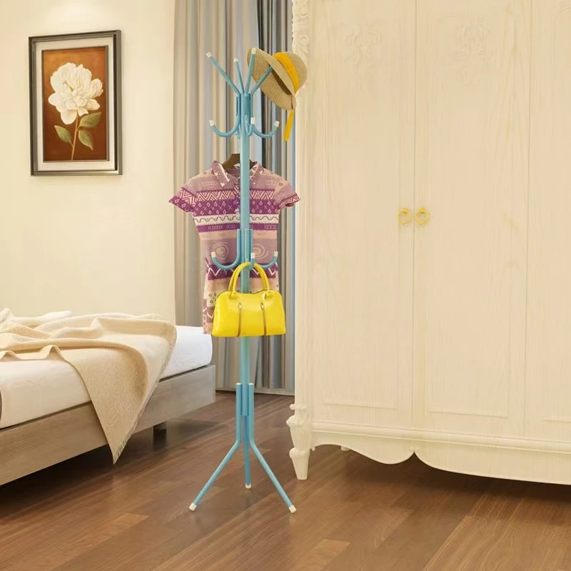 Clothes and Hats Rack Floor Bedroom Coat Hook Bedroom Vertical Tree Branch Shape Holder Hat Scarf Handbag Storage Hanger Rack