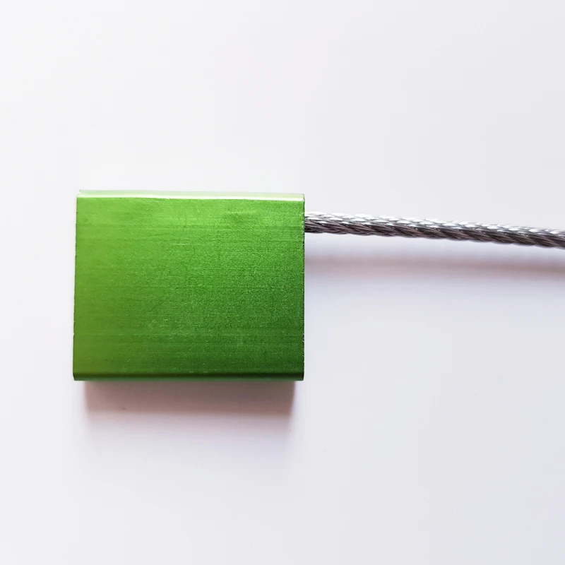 1.8 2.5 3.5mm diameter 400mm green color aluminum alloy cable entry seals for containers