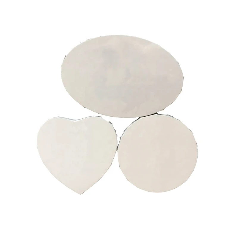 Suqian manufacturer high density board hexagon stretched blank art canvases