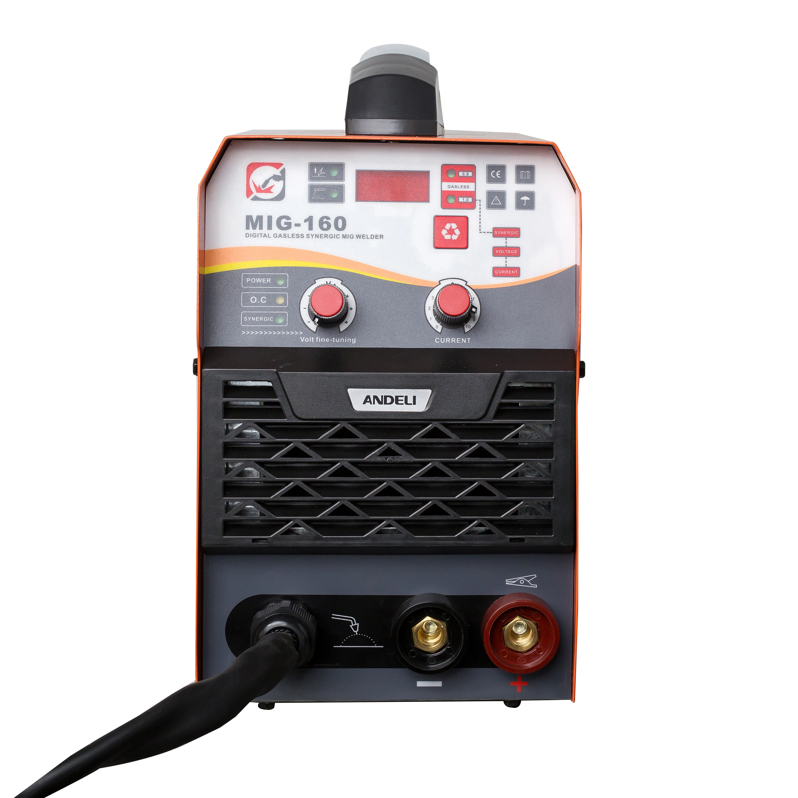 DC inverter electric small portable CO2 gas shielded mig mma welding machine MIG-160