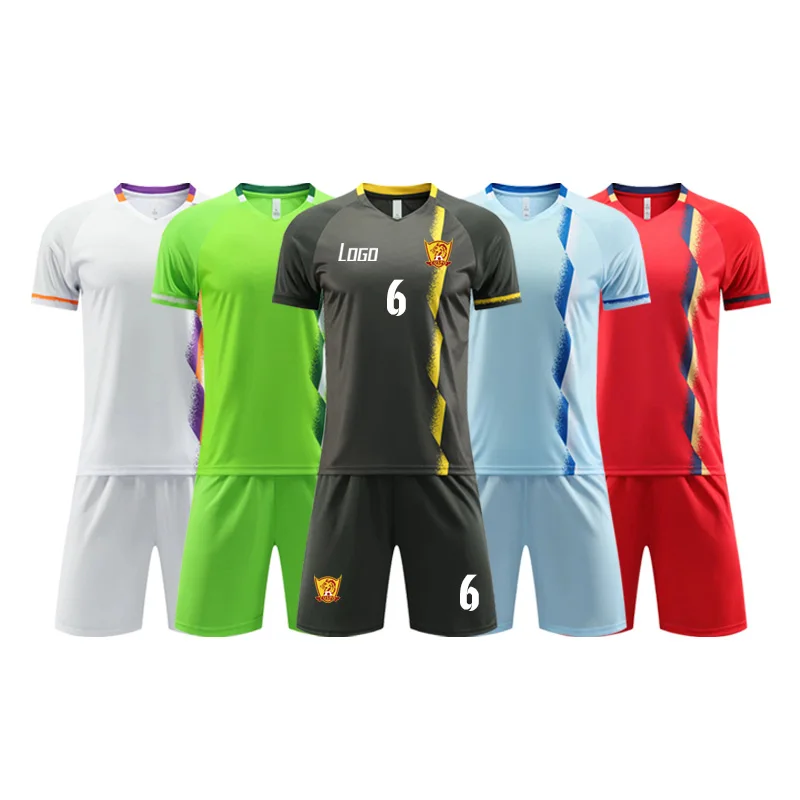 Factory Direct Custom Football Uniform Kits Wholesale Soccer Jersey Set for Clubs