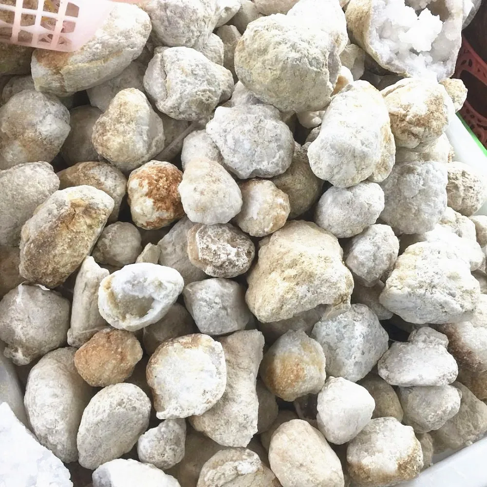 Wholesale crystal geode white crystal cave agate crystal cluster agate geode