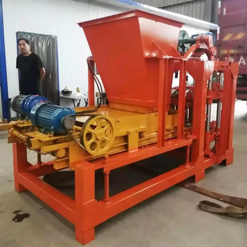 QT4-25PLC Малый бизнес идеи зарабатывать деньги в домашних условиях блок машина изготовляющая кирпичи оборудование для производства строительных материалов