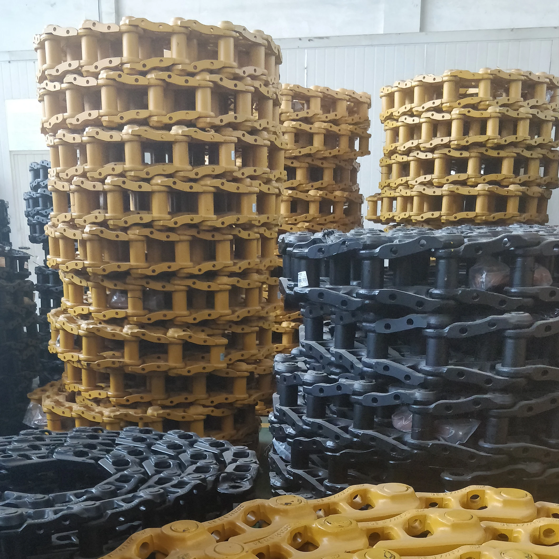 Steel Track Shoe bulldozer excavator track pad shoes mini track link with steel pads group