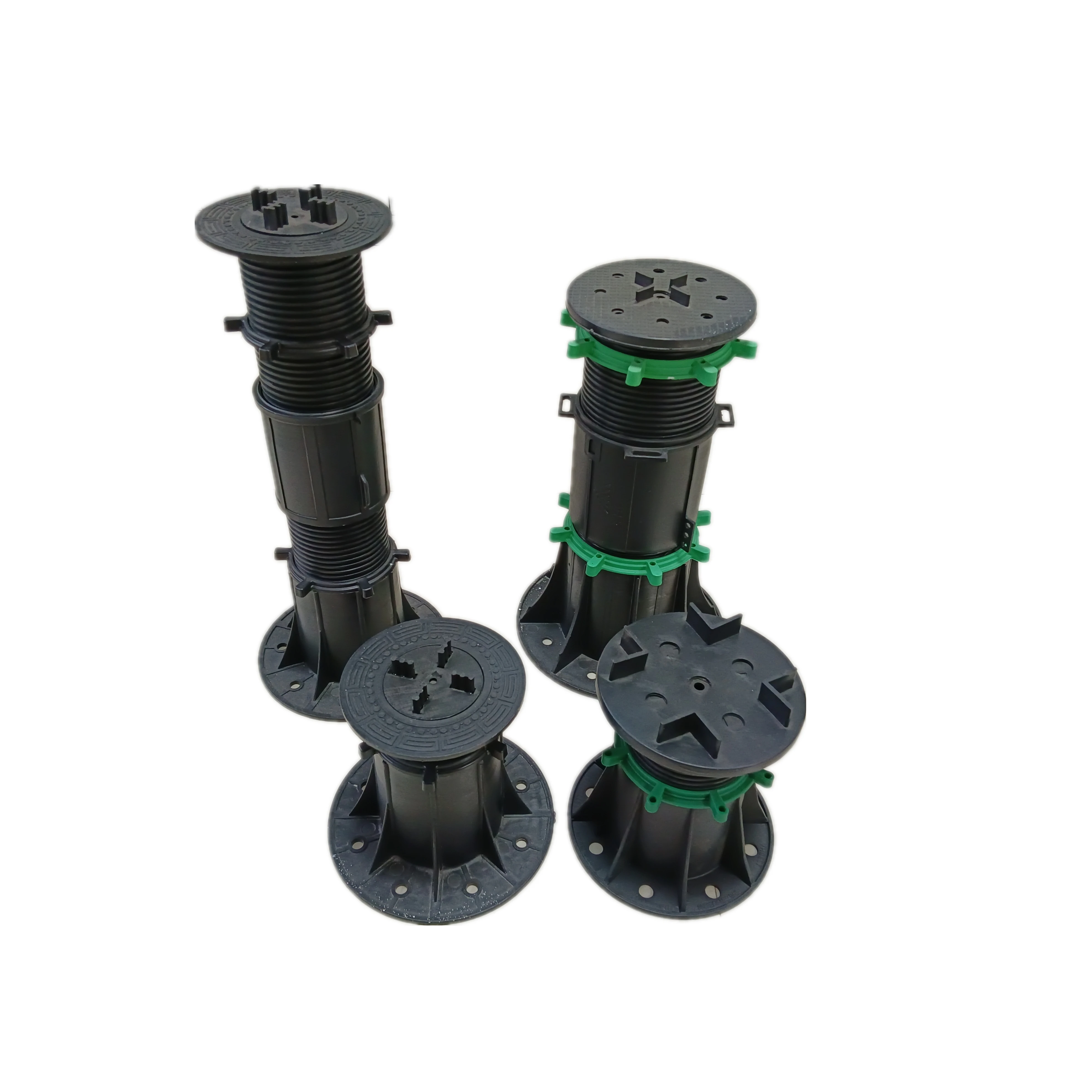 adjustable plastic pedestal used for terrace decking keels stone deck ceramic deck