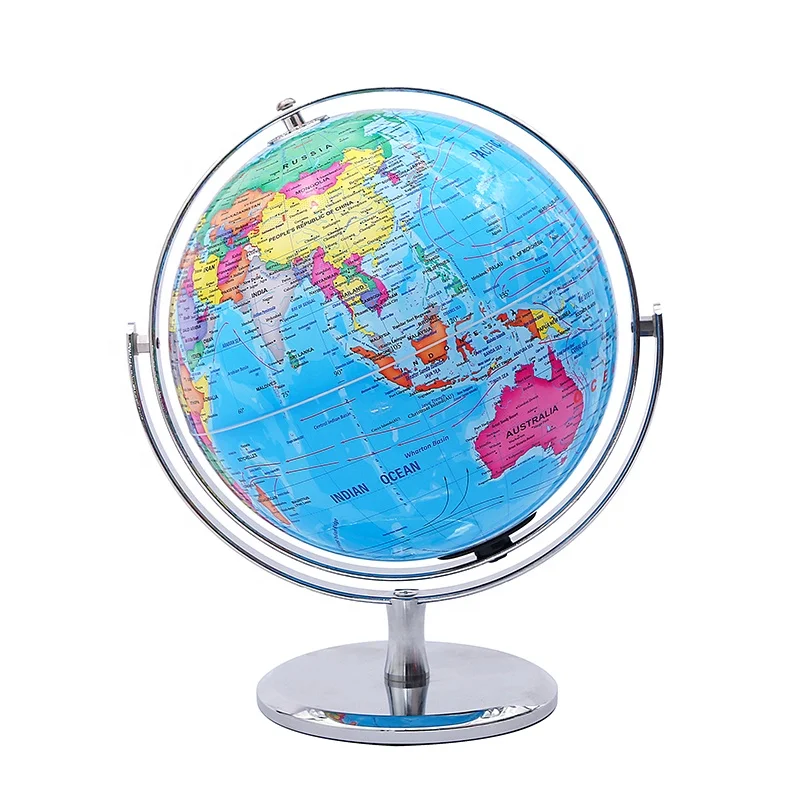 BSCI Factory 20cm Earth Globe  Factory Direct LED Light World Earth Map PVC Globe world map Geography