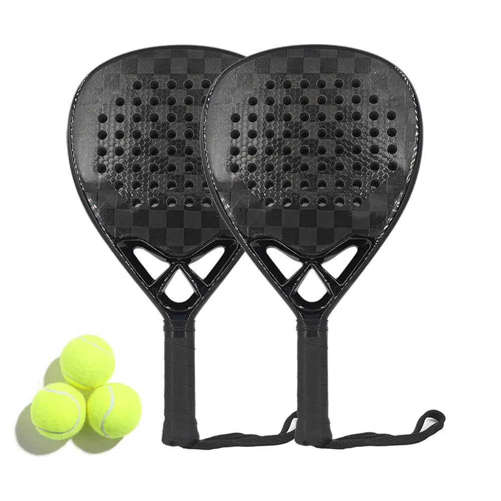 Allu 3k12k18k Carbon Tennis Palas De Padel Paddle Rackets