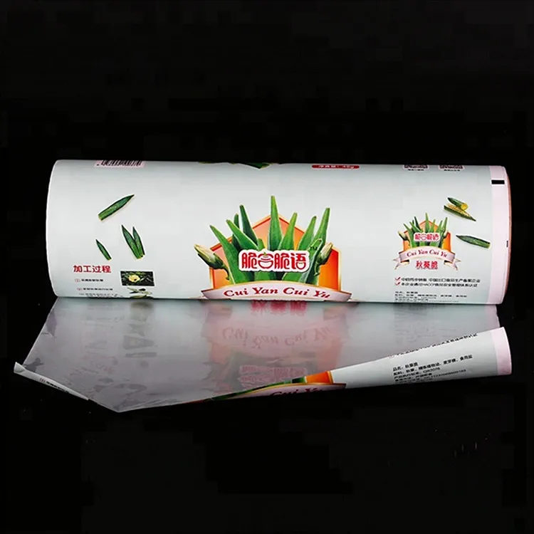 Custom printed metallized laminated packaging film roll for dry fruit packing