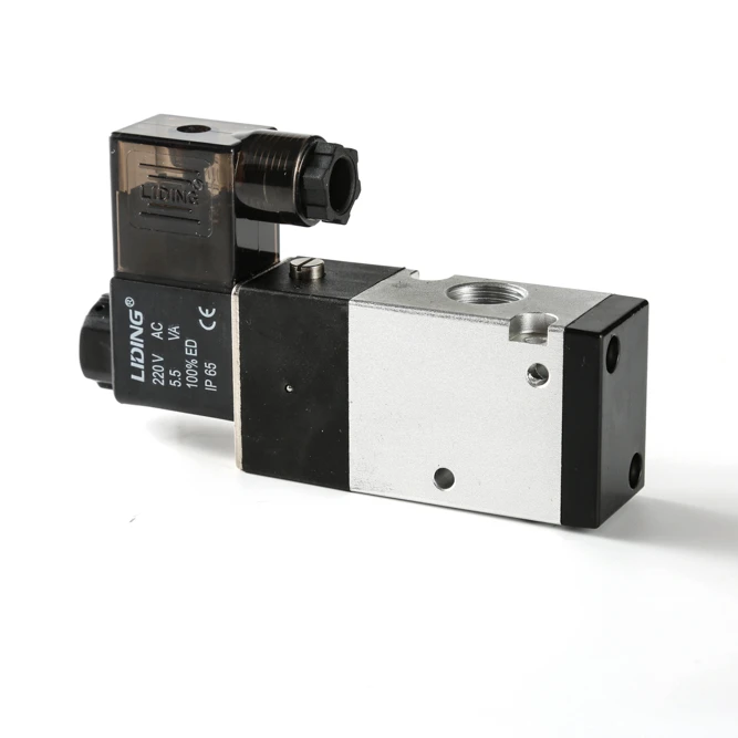 flow control air 3 way pneumatic parts kits solenoid valves 220v or 24v ac