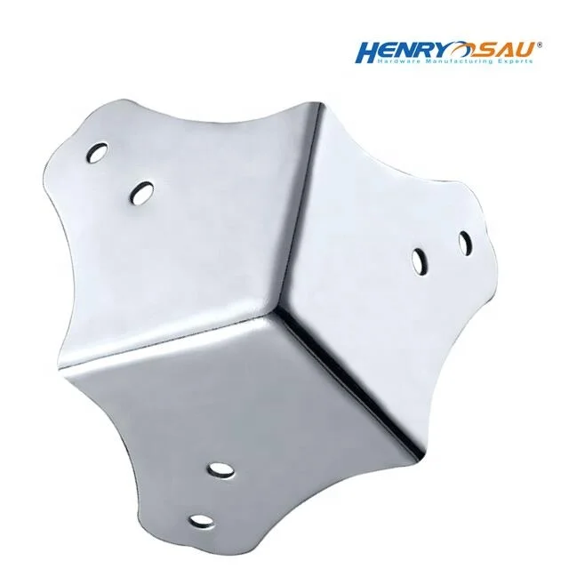 Hot sale corner protector guards  case six holes corner for speaker Corner Flight Case Hardware