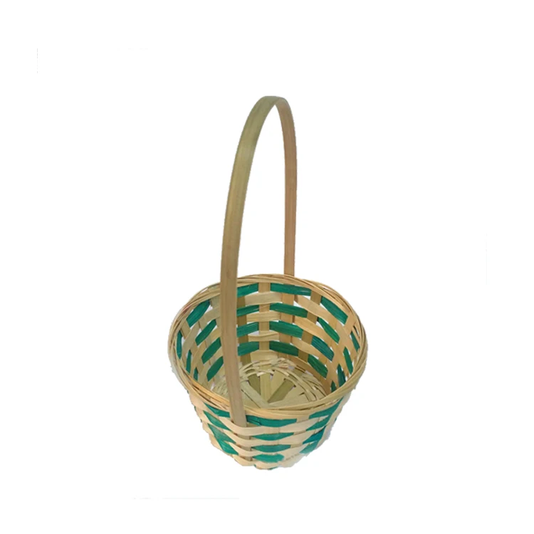 Renel Wholesale Handmade Knitting Bamboo Basket Wholesale for Gift