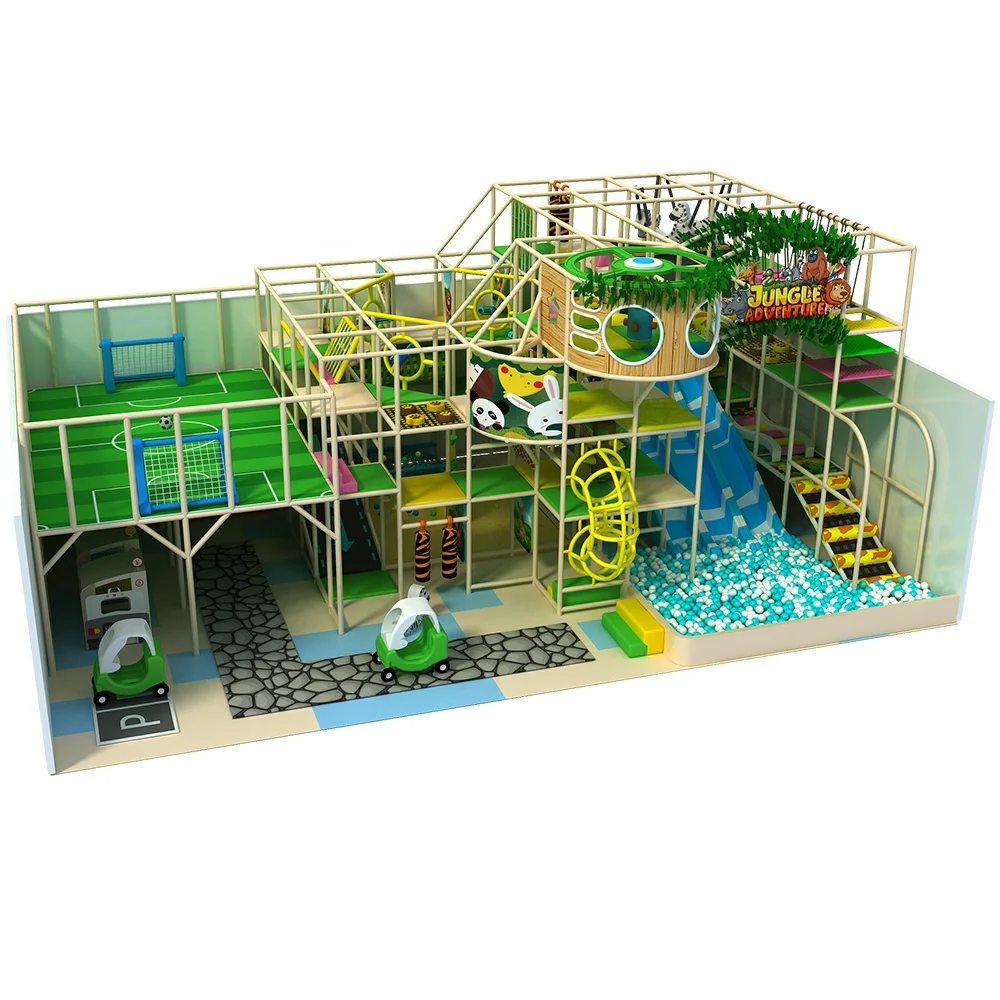 Детская деревянная игровая площадка под заказ, игровая площадка из пенопласта с сертификатом