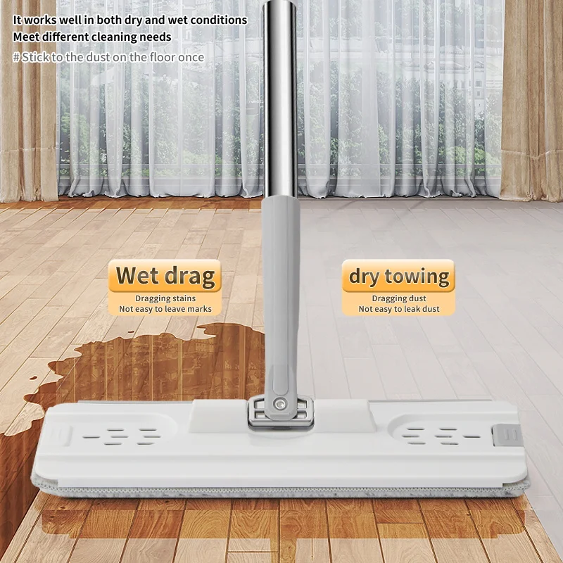 China Professional Manufacturer Flat Squeeze Mop Supplier Folding Squeeze Flat Mop Microfiber Floor Cleaning Mop