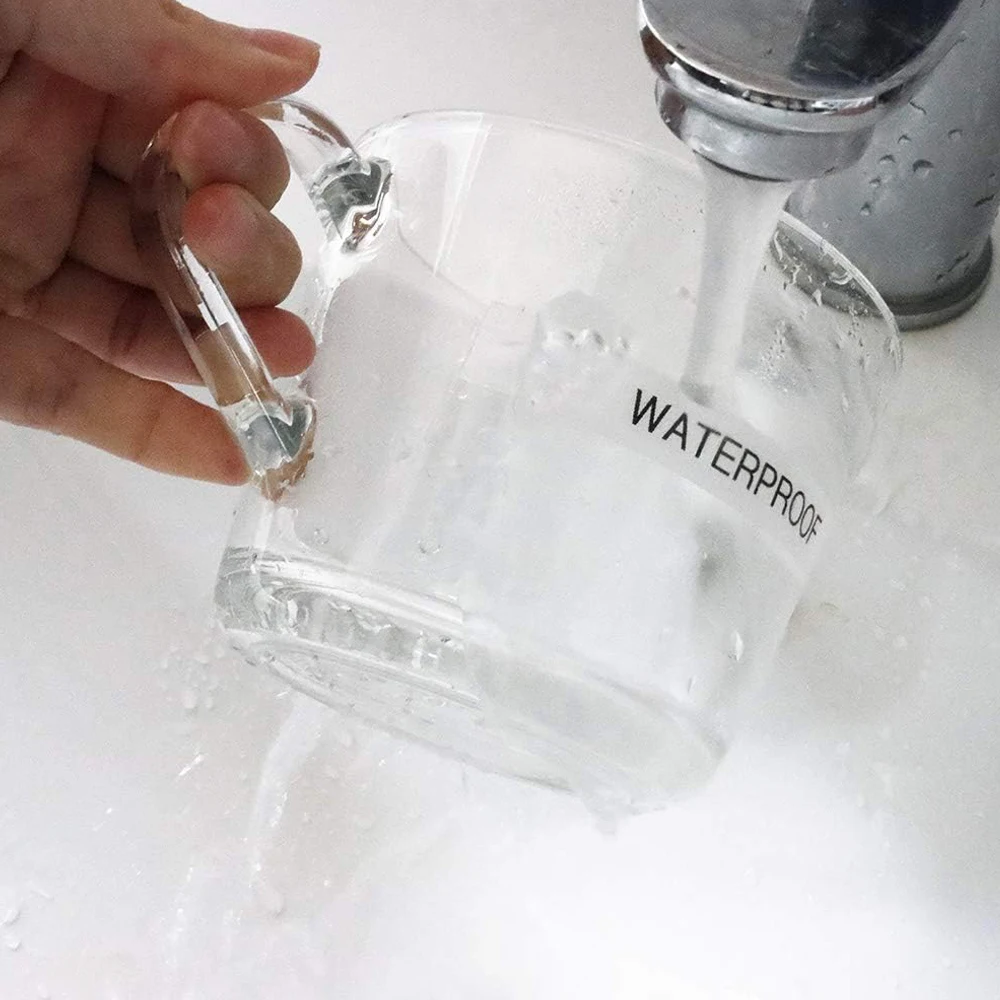 Standard Adhesive Compatible Brother Label tape   6mm for Tze 411 black text on Red background waterproof label tape