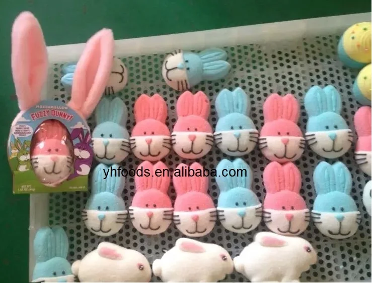 Animals party 15g marshmallow pop rabbit bear mallow lollipop sweets pop cotton candy