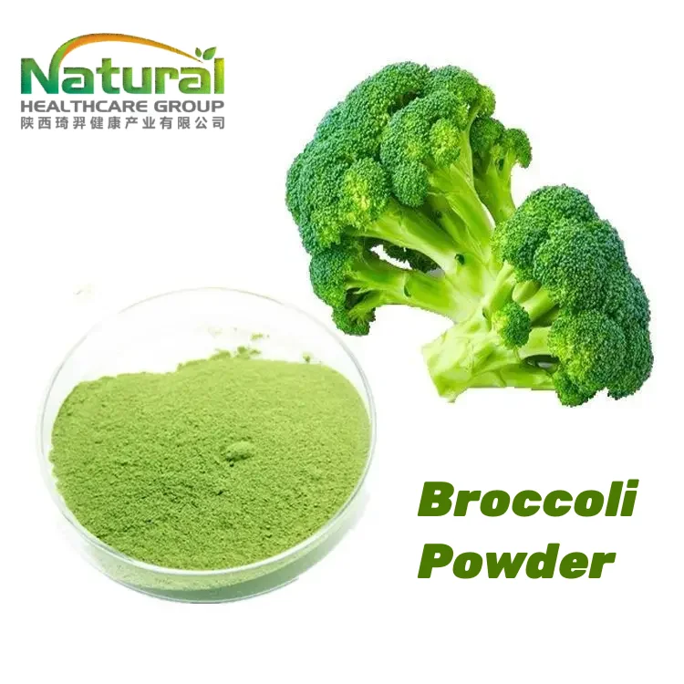 Органический продукт QYHerb Высококачественный чистый зеленый органический водорастворимый сорт брокколи порошок сока по низкой цене для продажи