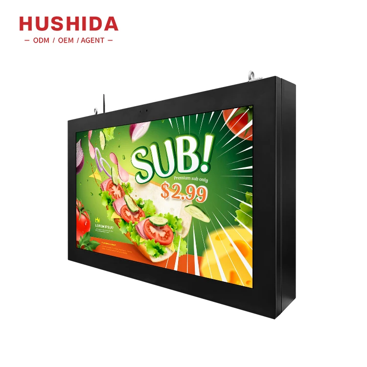Professional Manufacture OEM Lcd Outdoor Digital Signage Kiosk 55 inch Advertising Panel Led Screen Outdoor