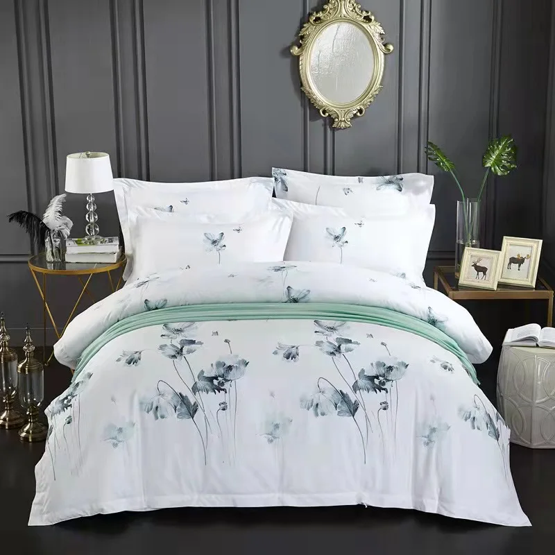 Wholesale High Quality Printing Hotel Linen Bedding Set