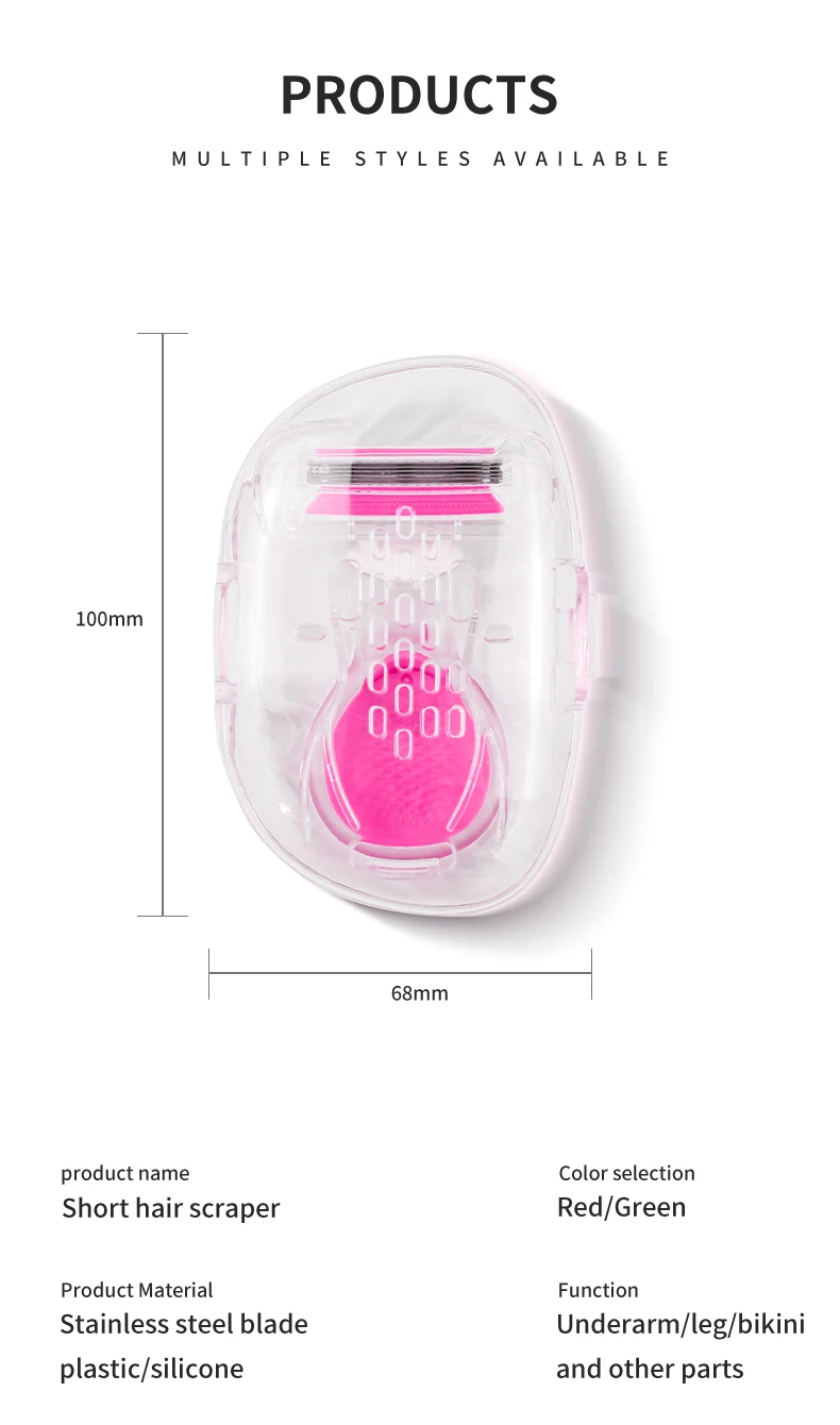 Triple Blades And Five Blades Shaving Razor Women Washable Blade Portable Pink Pivoting Head Body Razor