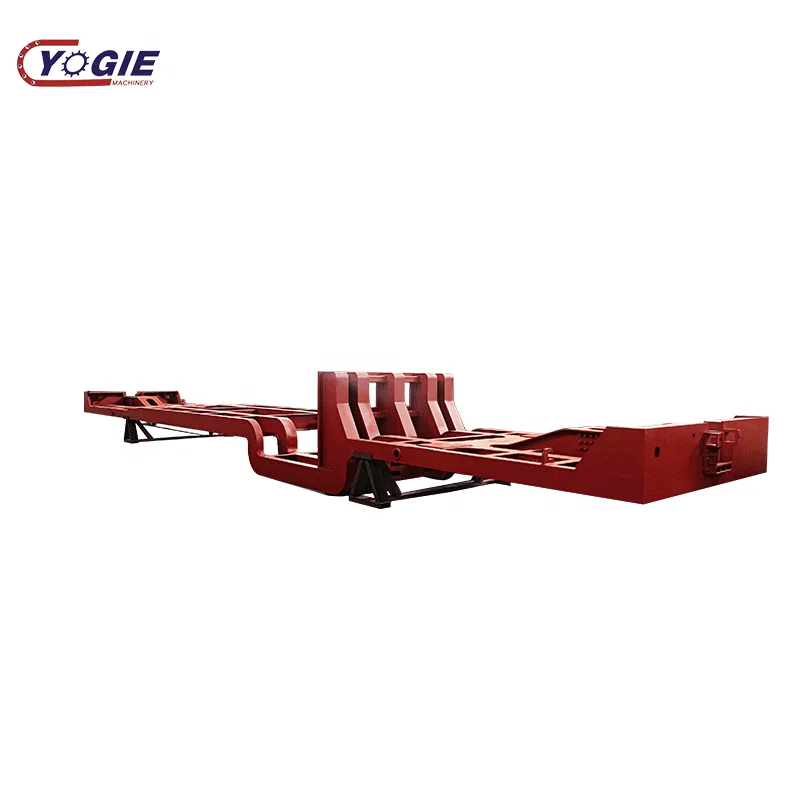 High quality alloy steel heavy equipment Welding Parts Fabrication Precision railway trolley machine frame