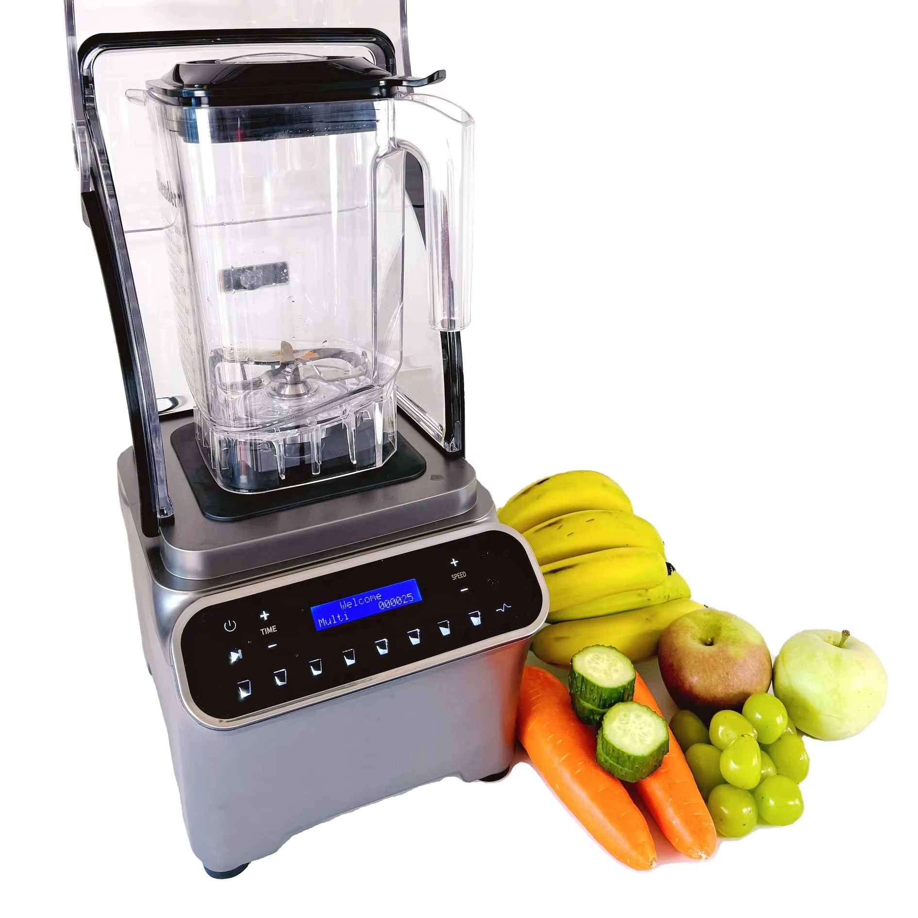 High-end Commercial Blenders programmable quiet juicer machine digital control blenders with sound enclosure Shield