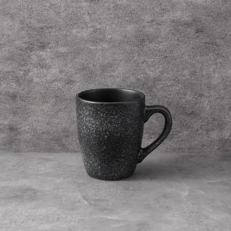 Black Stoneware Porcelain Tableware High-end Sense suit Household Light Luxury Bowl and Dish Plate Combination Rice S