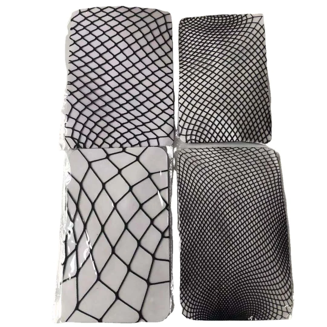Big Mesh Pantyhose Elastic black white Big Fish Net Tights Pantyhose