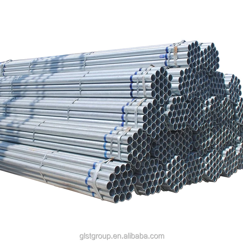 Hot Dip Galvanized Pipe Tube/ Pipe Wholesale Q235A/ASTM Gr.d Galvanized Carbon Steel 4 Inches GB Round Galvanized Tube 1 Ton