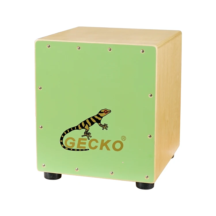 Gecko Factory Newly designed small cajon box drum percussion instrument