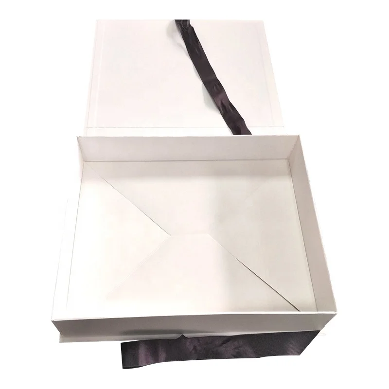 25x12.5x6cm White Linen Paper Women Bikini Box Women Underwear Box