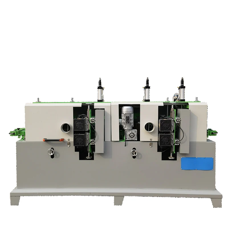 Woodworking four sides sanding machinery automatic polishing hair removal machine Channeling sander Wood processing and grinding