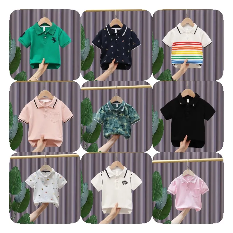 Wholesale Quality Kids Embroidery Custom Logo Free Design Vietnam Clothing Polo Shirts Uniform Polo Shirt