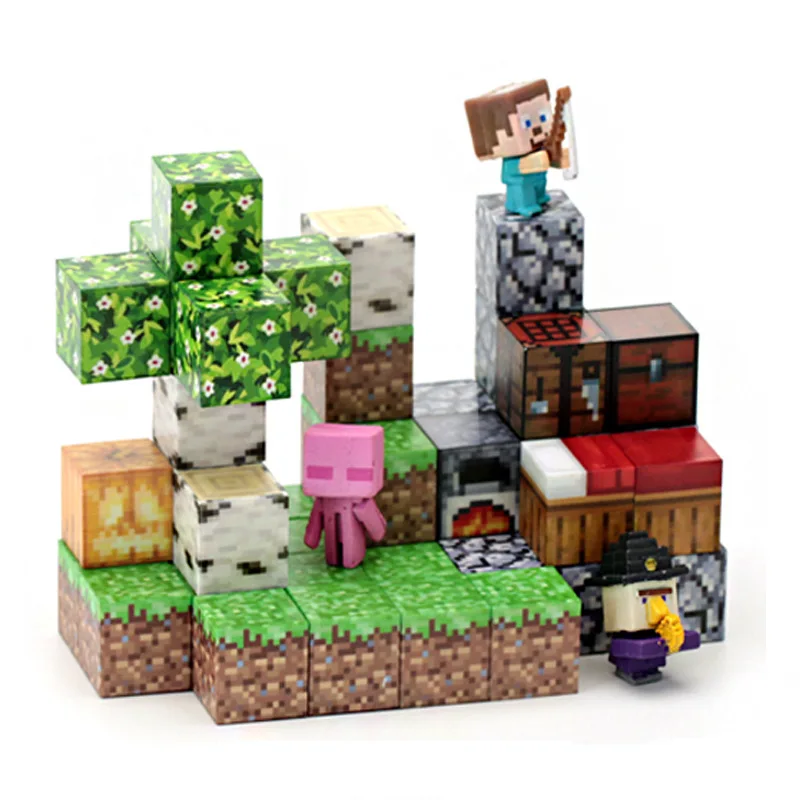 STEM Toddlers Gifts Fidget Cubes Construction Magnetic Building Block Set Toys for Kids