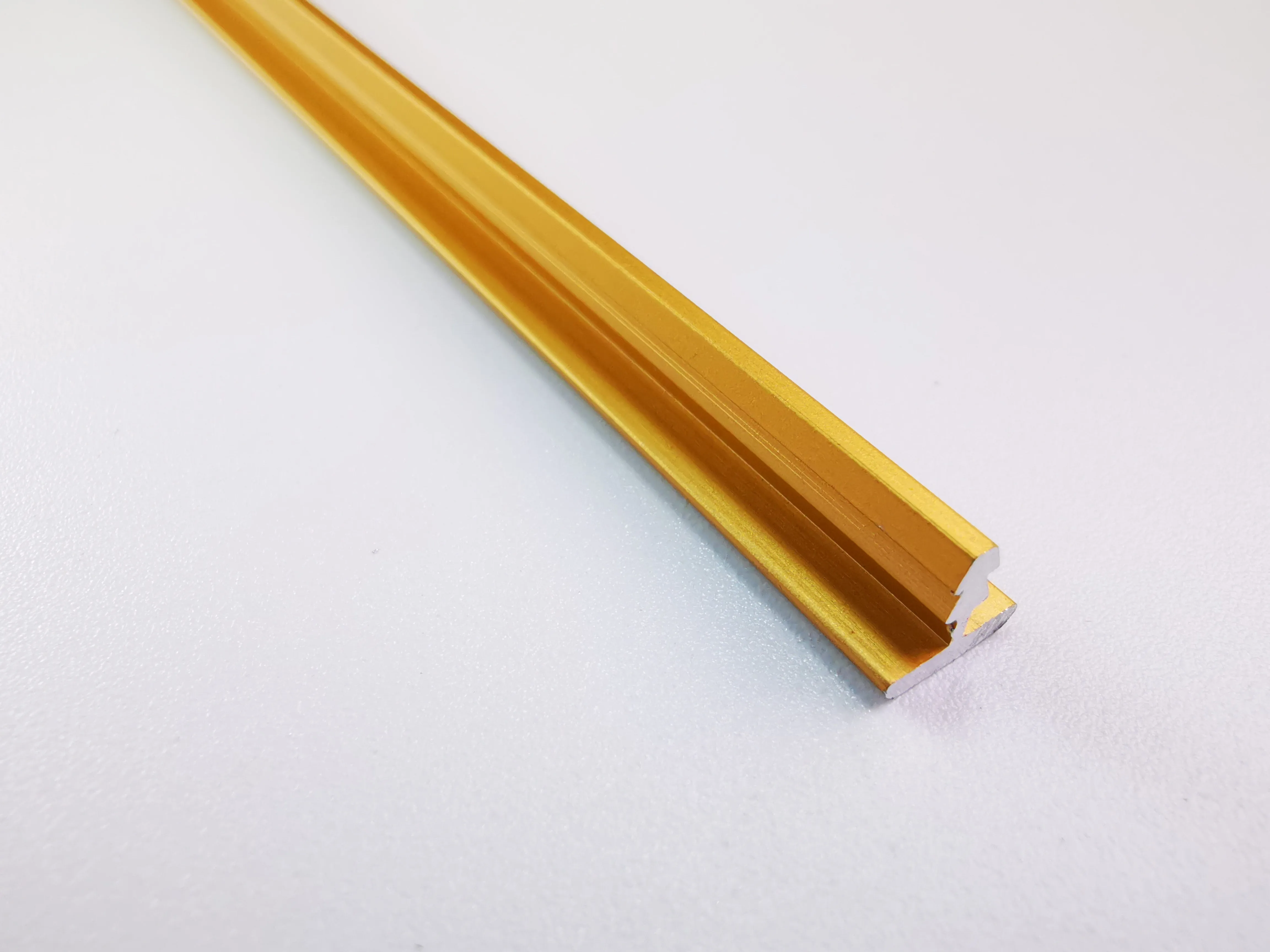 18mm champagne decorative edge banding aluminum strip Aluminum alloy for T-shaped edge banding