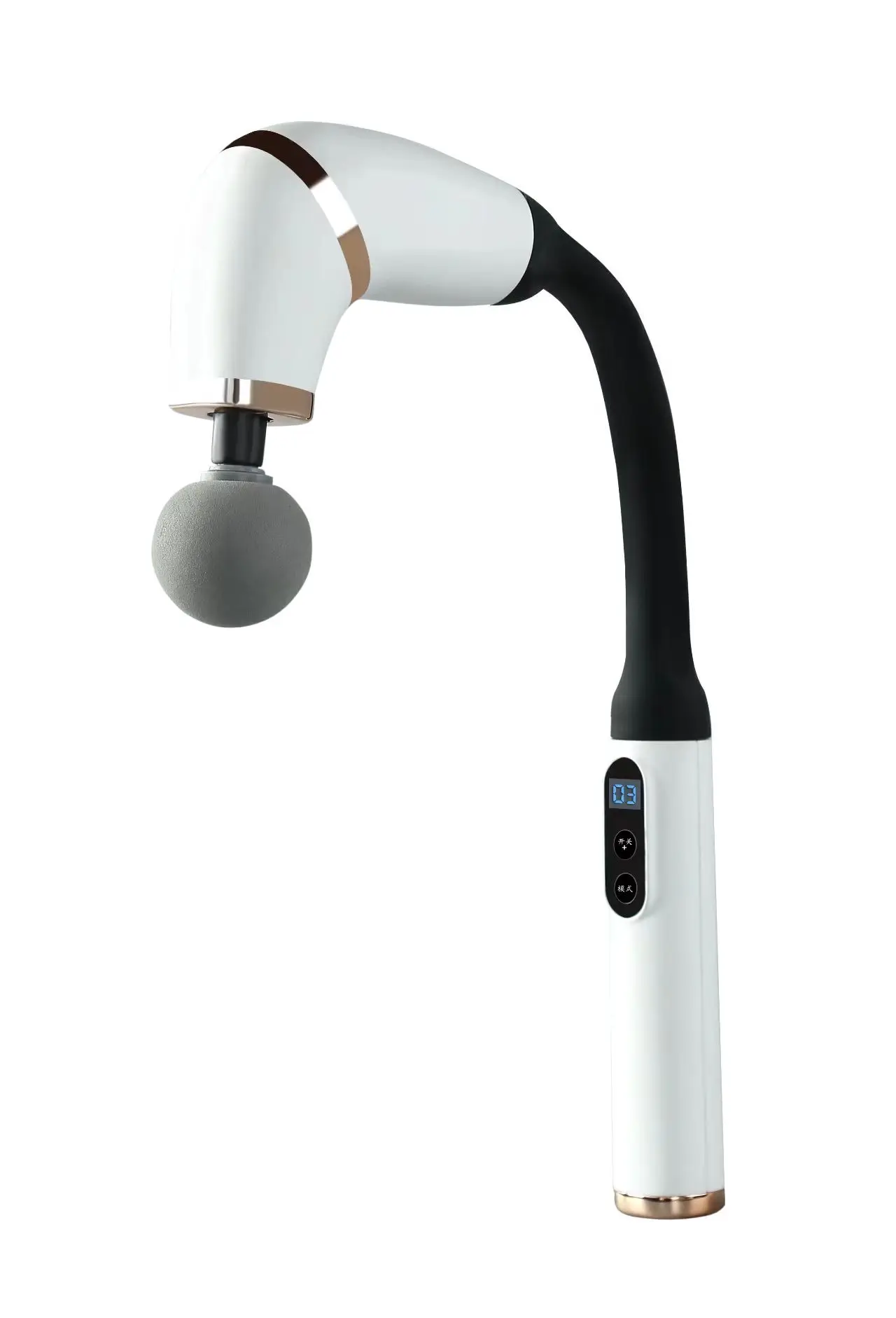 Massage Gun Deep Tissue with Long Handle for The Full Body,Pain Relief, Percussion Back Massager with Massage Heads,Relax Gift