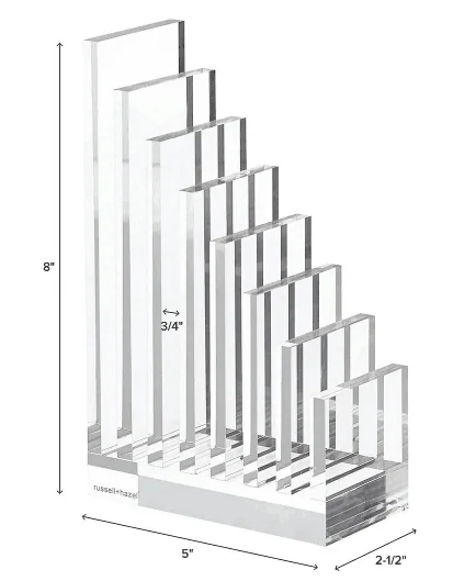 Various designs acrylic customizable clear religious bookshelf storage factory customized Jewish