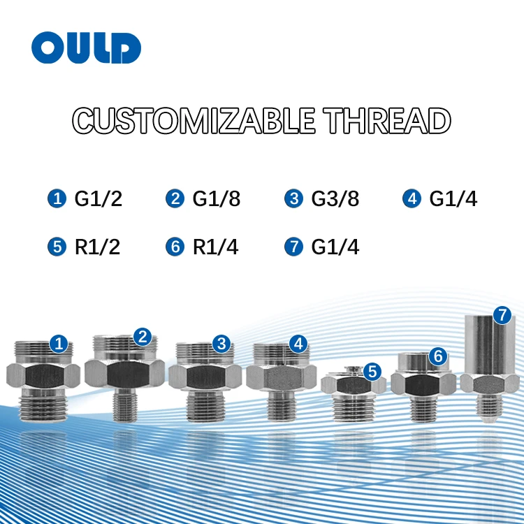 OULD High Quality PT-306 Pressure Transmitter Air Pressure Sensor 4-20ma 0-16bar Gauge Air Gas Pressure Sensor