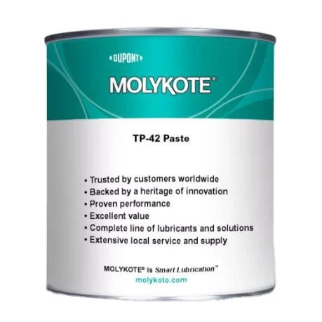 MOLYKOTE TP-42 Paste Light-colored adhesive grease-paste with solid lubricants for metallic friction  combinations