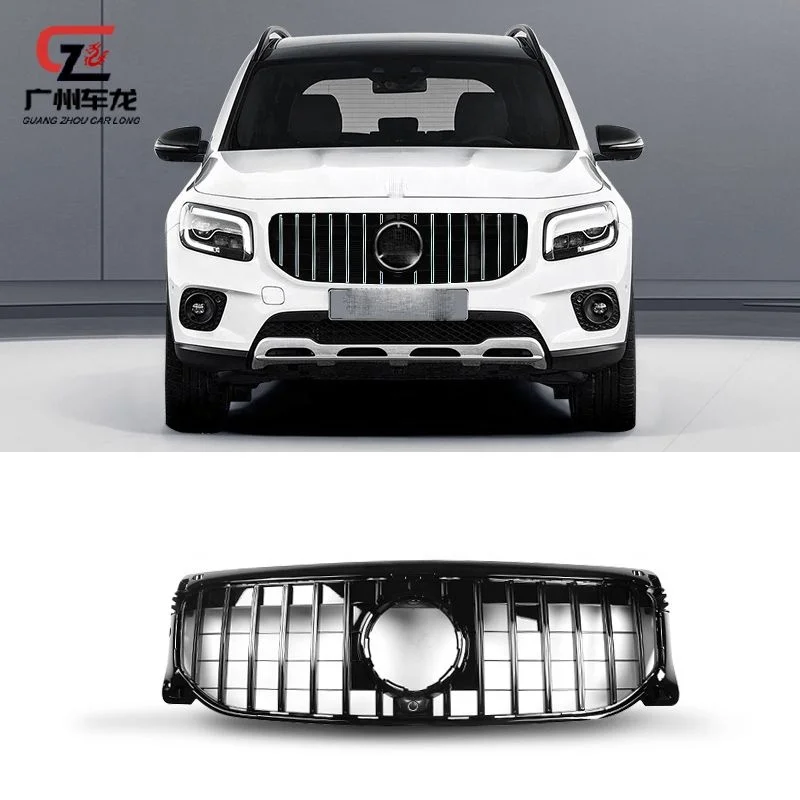 High Quality ABS Diamond GT style Car Front Radiator Grille For Mercedes Benz GLB Class GLB200 GLB180 GLB220 2020-2023 Car grill