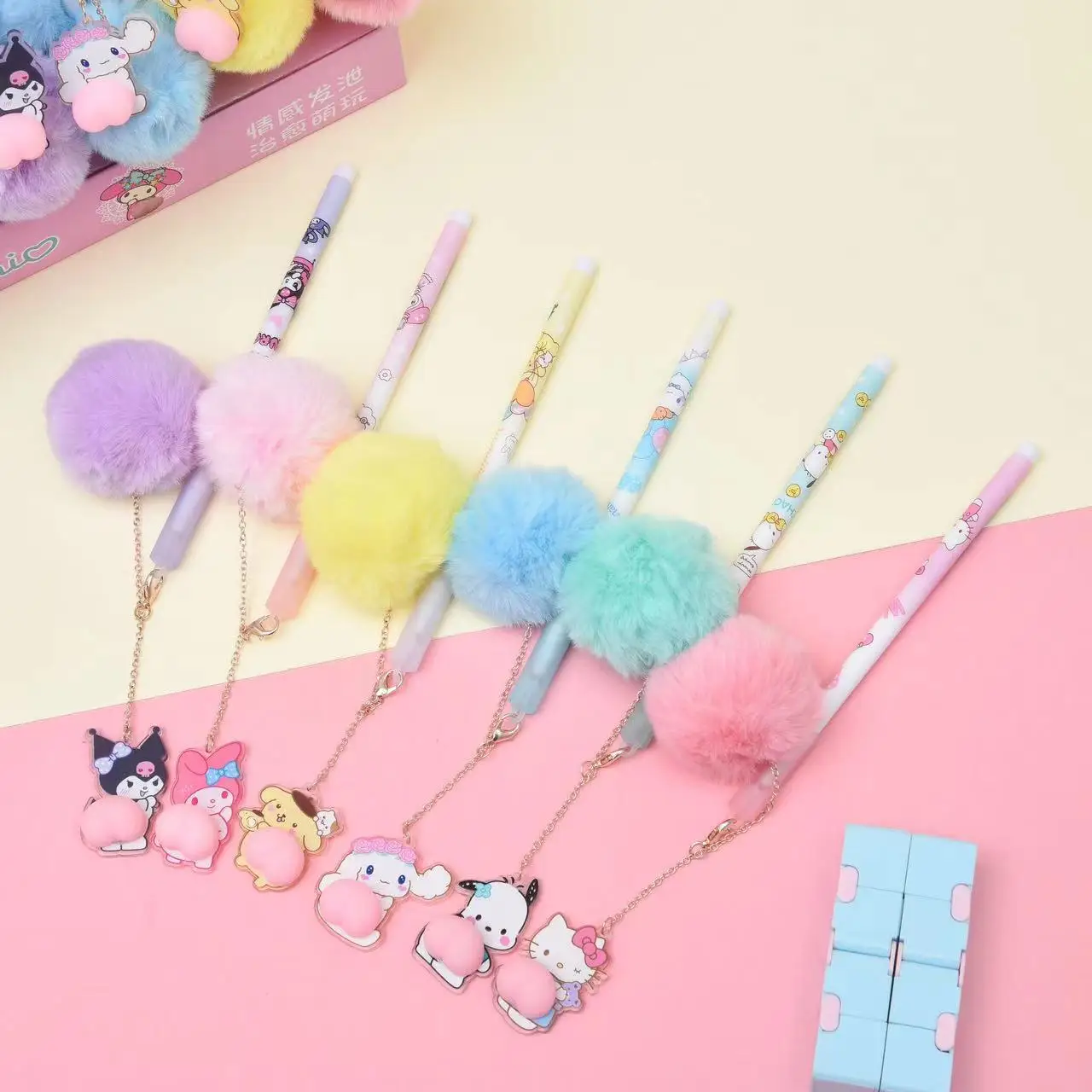 Attractive Price New Type Creative Girl Cute Gel Pen Cartoons Colorful Pen Stationery Kawaii