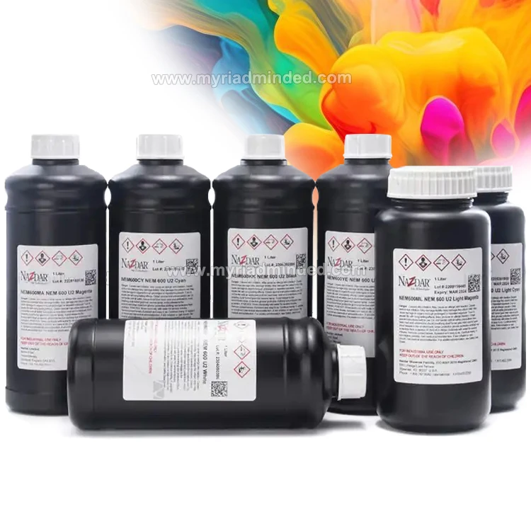 Оригинальные чернила Ricoh Gen5 USA Nazdar UV NEM600 для Gen6 печатающая головка Tinta Ink