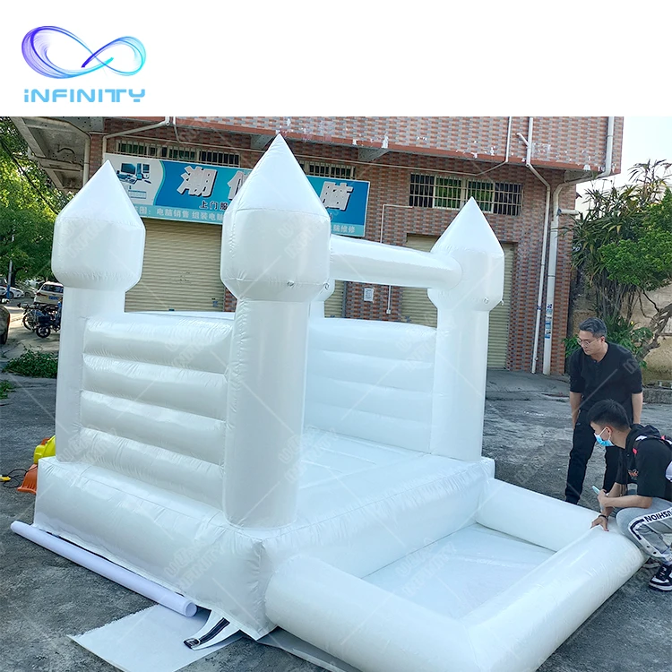 2022 коммерческий надувной замок-батут для малышей белый батут мини-шаров прыгунки вечеринок надувные батуты с шариковой ямой