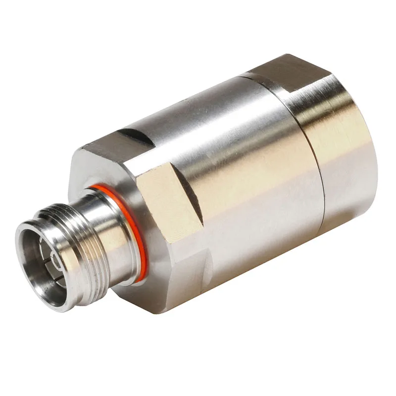 Rf coaxial adapter D-Class 4.3-10 Female connector for 7/8 in AVA5-50 and AVA5-50FX cable
