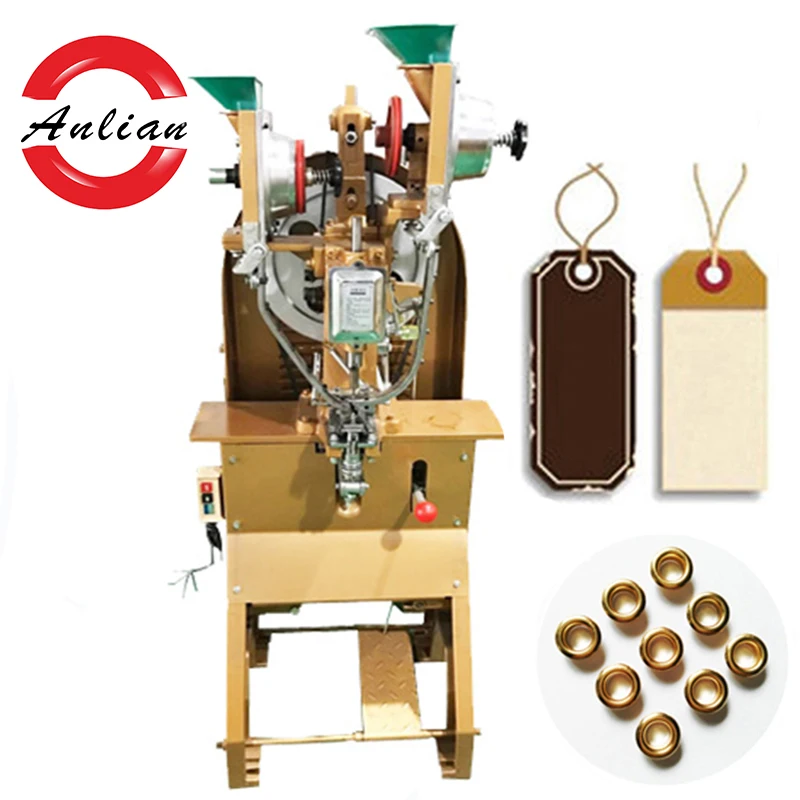 automatic cover fabric eyelet buttons machine palstic/metal eyelet fastening machine