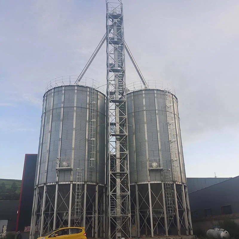 Hopper Corrugated Steel 500 Tonnage Silo Grain Storage