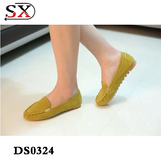 Hot Selling Casual Flat Women Shoes China Factory High Quality Ladies Flat Shoes