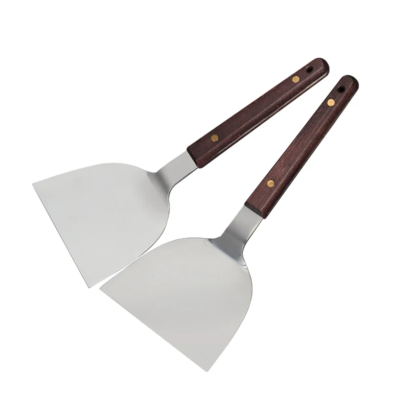 Japan Steak Fried Rice and Noodles shovel stainless steel Japanese Teppanyaki shovel Pancake spatula