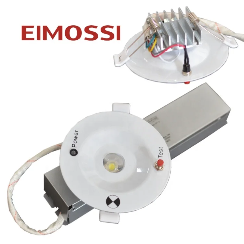 3w Led Downlight With Backup Battery Emergency Luminaries