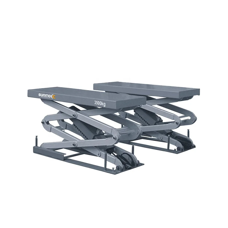 Автомобильное оборудование двойная платформа ножничный автомобильный подъемник