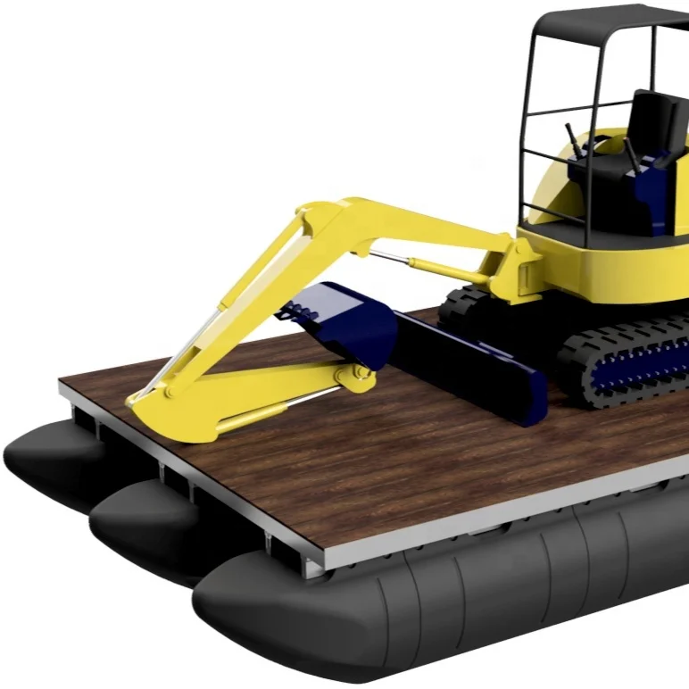 Marine Floating Modular pontoon floats Pontoon boat center log float tube